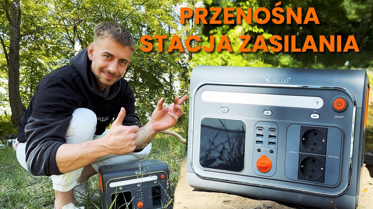 Przenośna stacja ORLLO 1200W + 200W panel &ndash; czy zda egzamin w terenie?