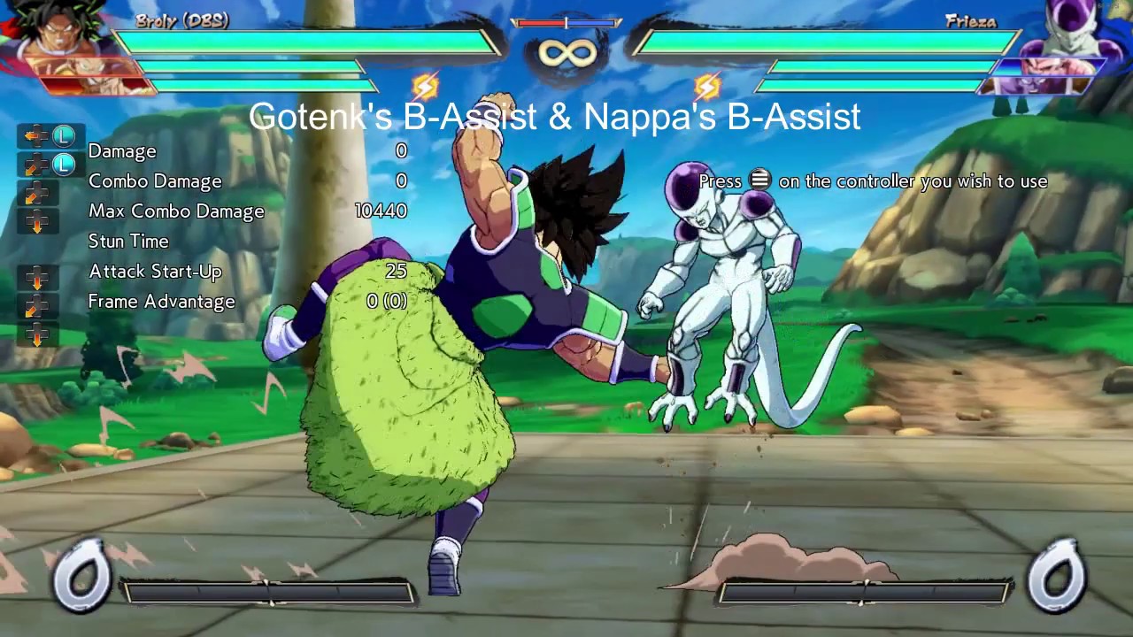 DBFZ: Broly Can Throw His Own Assist Tech