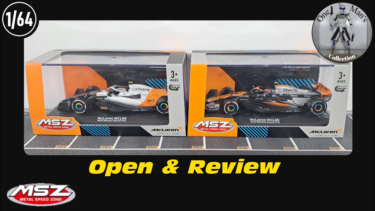 MSZ Metal Speed ​​Zone McLaren Formula 1 Team - MCL60 Гран-при Монако и Великобритании 2023 года