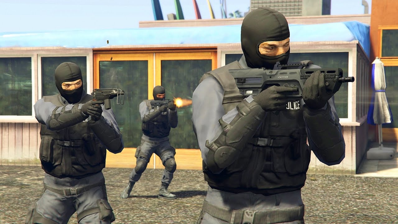 NOOSE vs Bogdan's Crew - GTA 5 NPC Wars