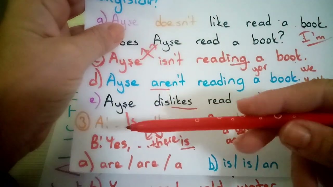 auzef İngilizce 1 bütünleme hazırlık soru çözümü serisi 2