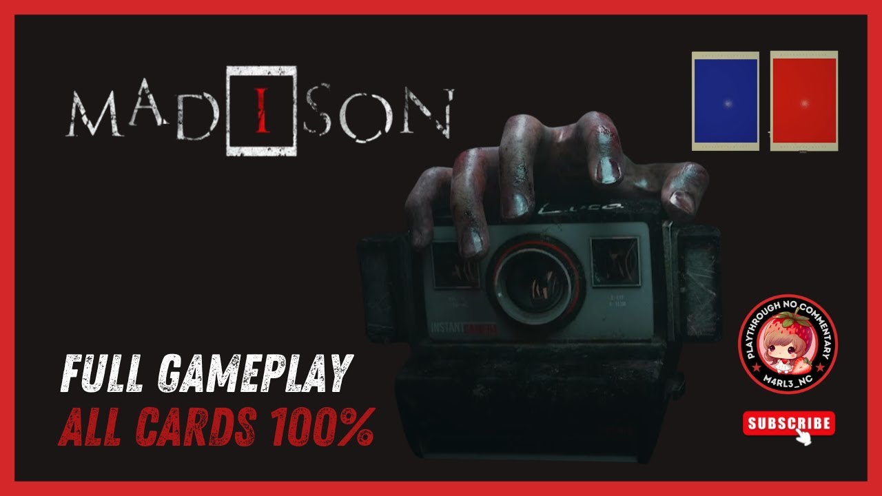 [ MADiSON ] - #playthrough - #fullgameplay - ( all cards / red + blue ) - @mar_ty_85.v2.0