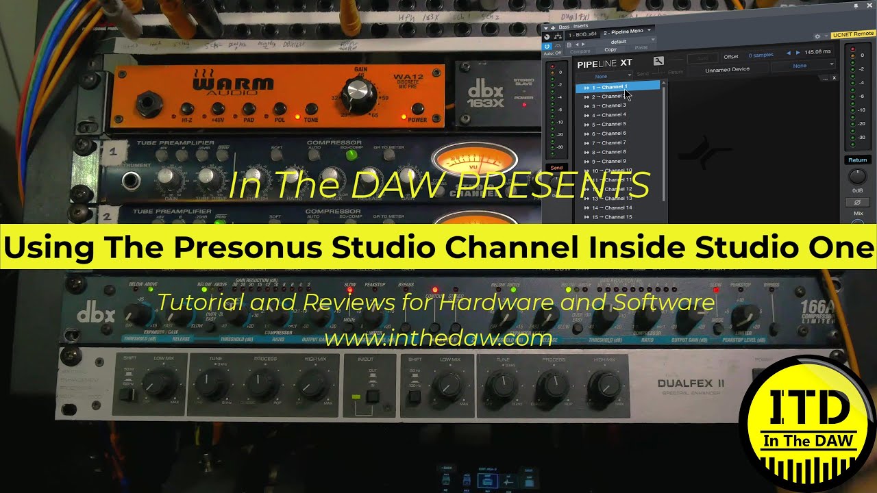 Using Hardware as a plugin insert inside Studio One