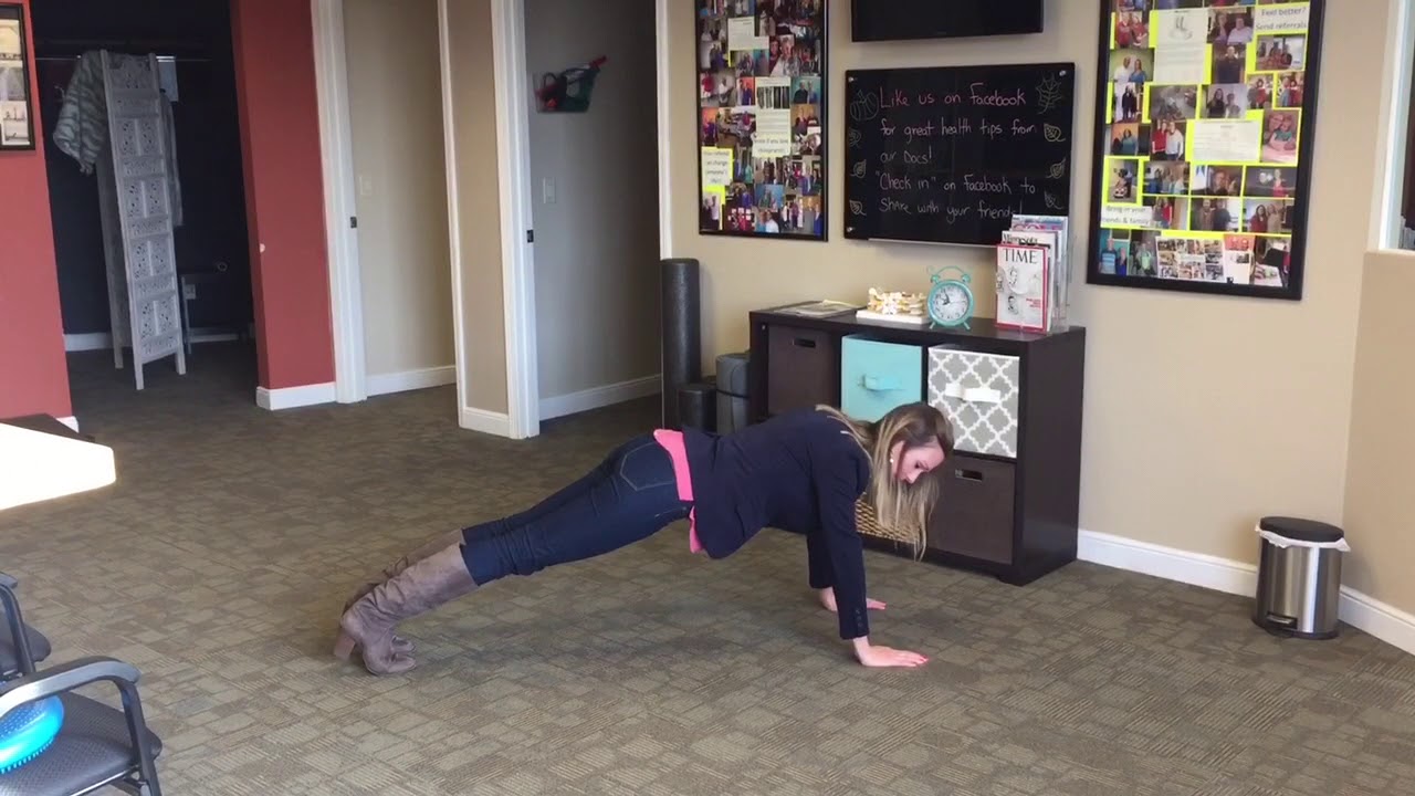 Chiropractor Woodbury MN | Core Exercises for low back pain at Aspire Chiropractic