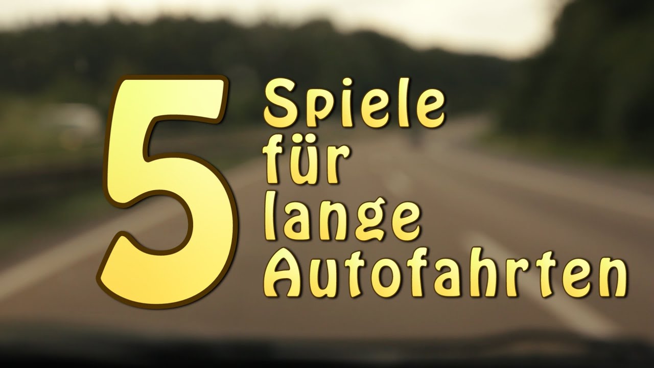 5 Spiele gegen Kinder-Langeweile auf langen Autofahrten in den Urlaub