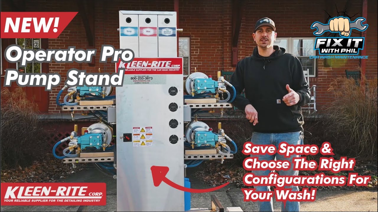Operator Pro Pump Stands - Fix It With Phil | Kleen-Rite