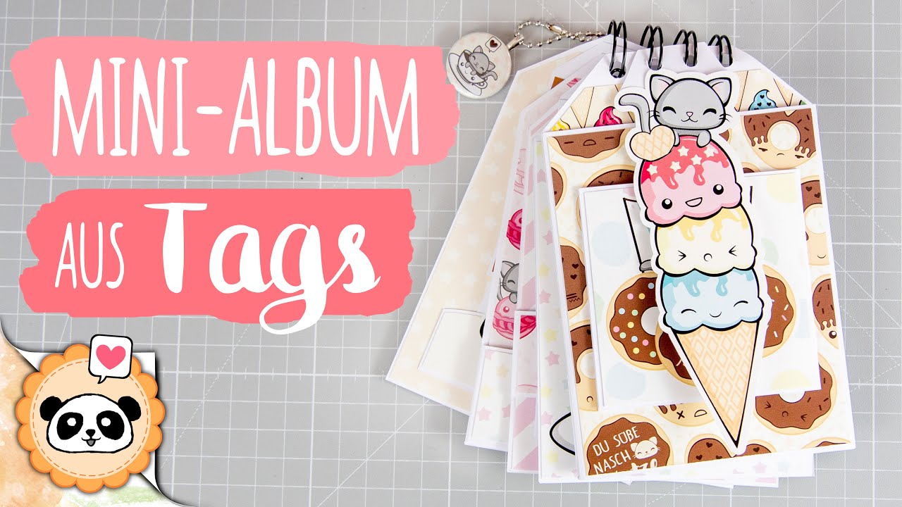 Tags Mini Album Tutorial mit der Kollektion 