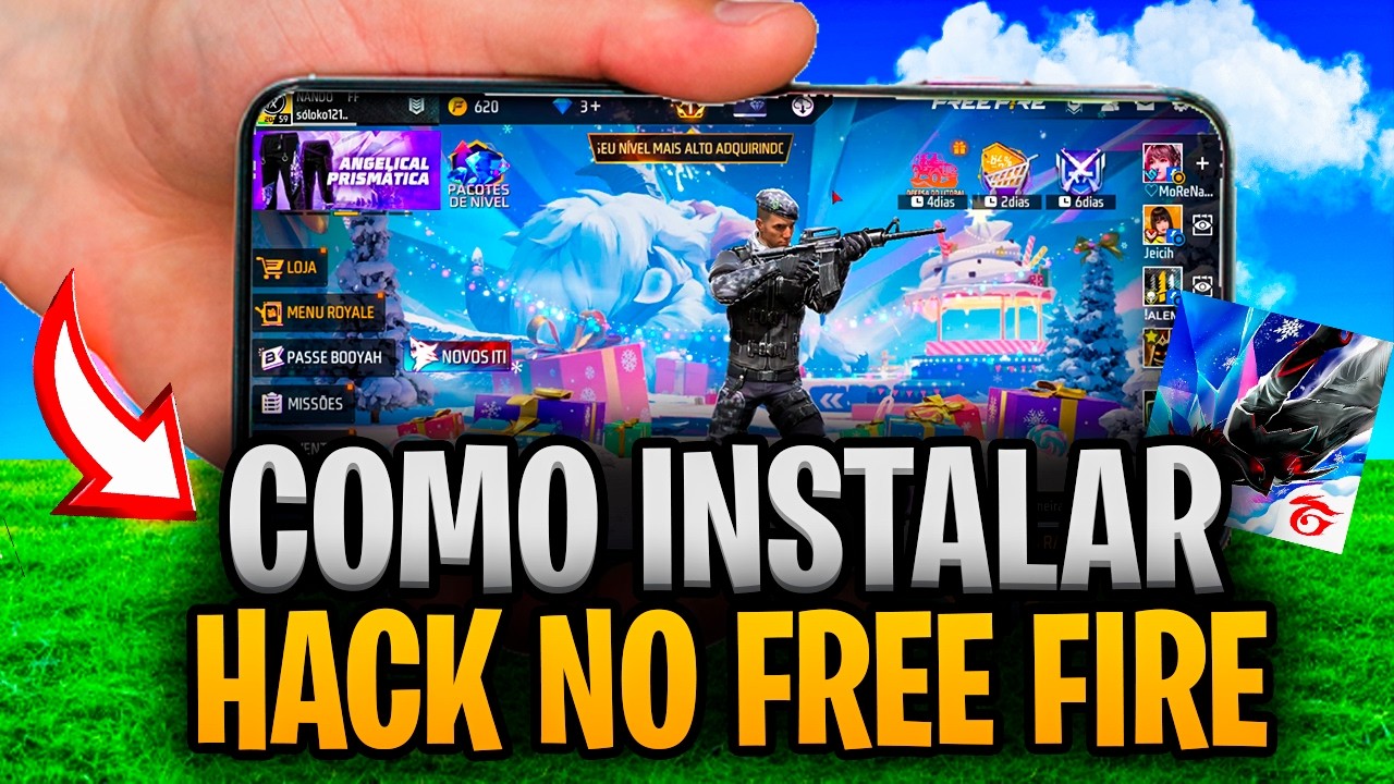 COMO BAIXAR/INSTALAR E COLOCAR HACK NO FREE FIRE (MOD MENU MEDIAFIRE) 2026 LINK DIRETO ATUALIZADO