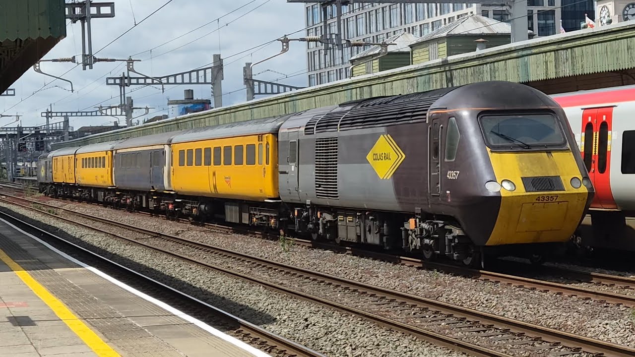 Colas Rail 43357 + 43321 departing Cardiff Central 1st July 2026