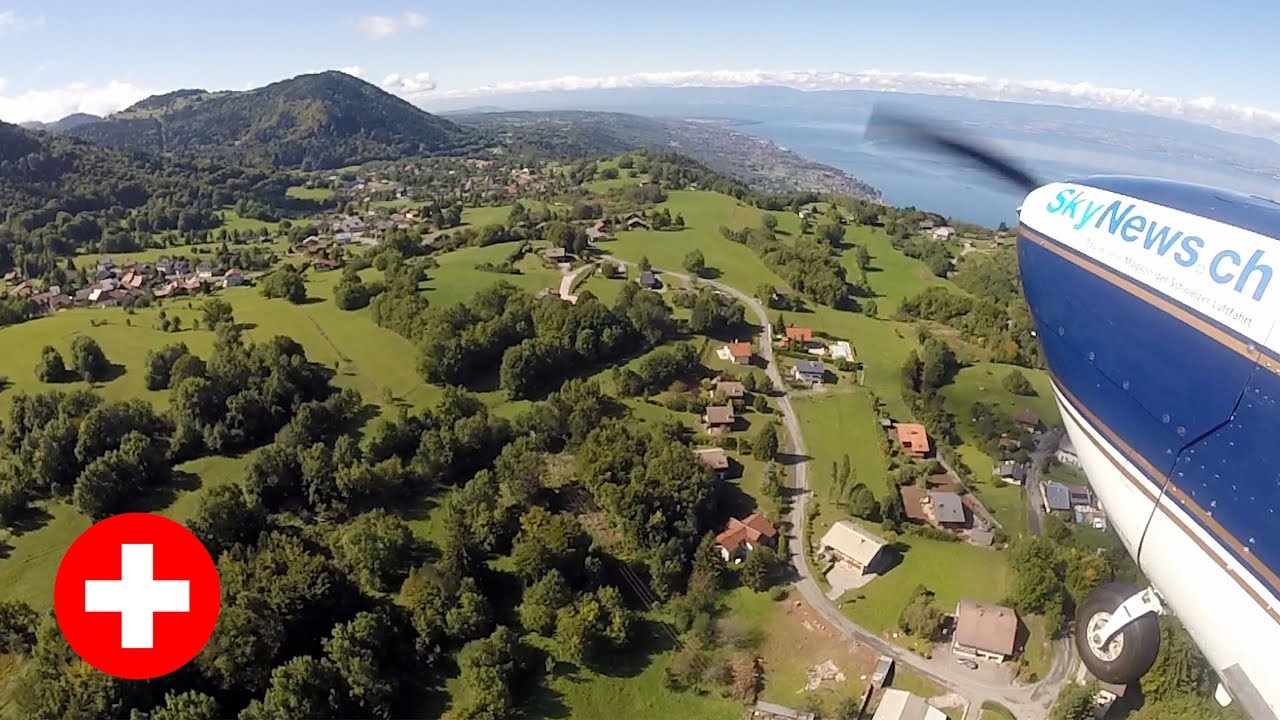 Scenic Flight Across Switzerland | ...in a Cessna 172XP