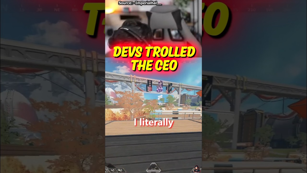 Когда разработчики Apex Legends издевались над Imperialhal🤣😭🙏 #apexlegends #shorts