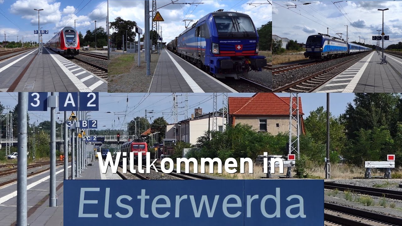 Twindexx, SBB Cargo, Captrain und Eurocitys in Elsterwerda