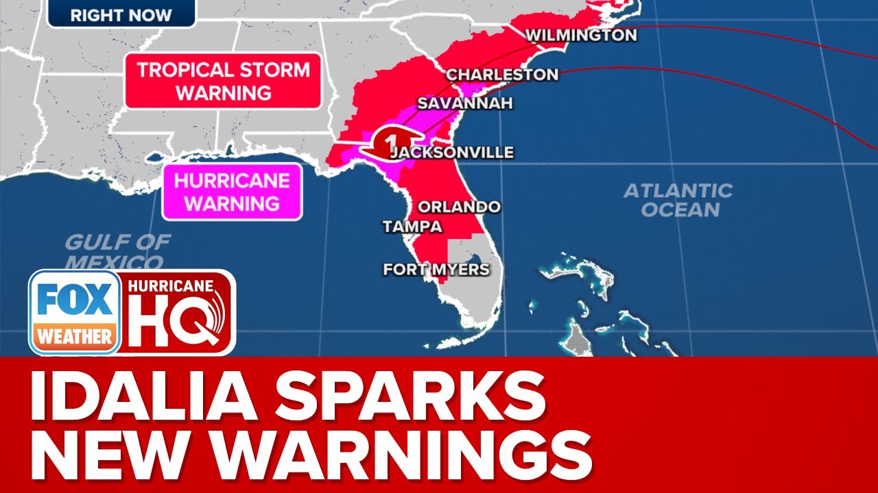 Idalia Unleashes Fury On Florida, Georgia As It Weakens To Category 1 Storm