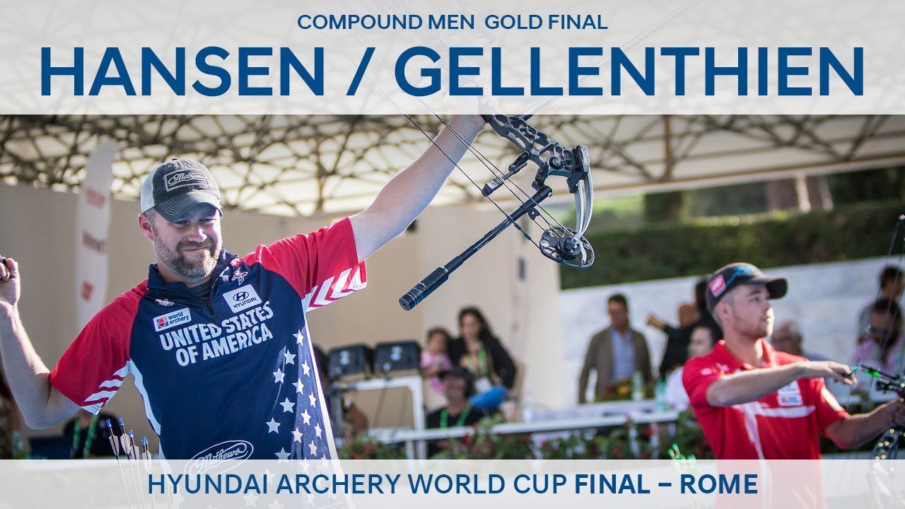 Stephan Hansen v Braden Gellenthien – Compound Men’s Gold final | Rome 2017