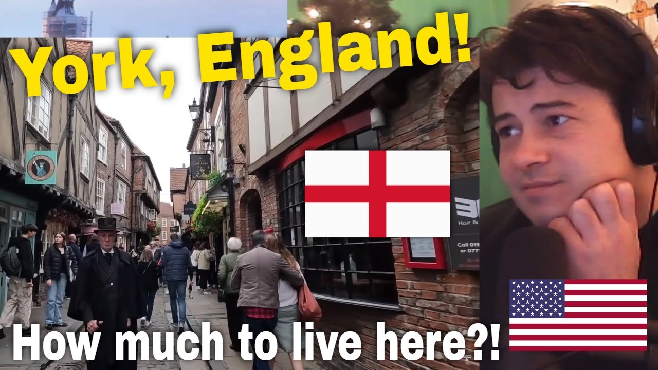 American Reacts York, England - A Tour Through The Most Medieval City on Earth