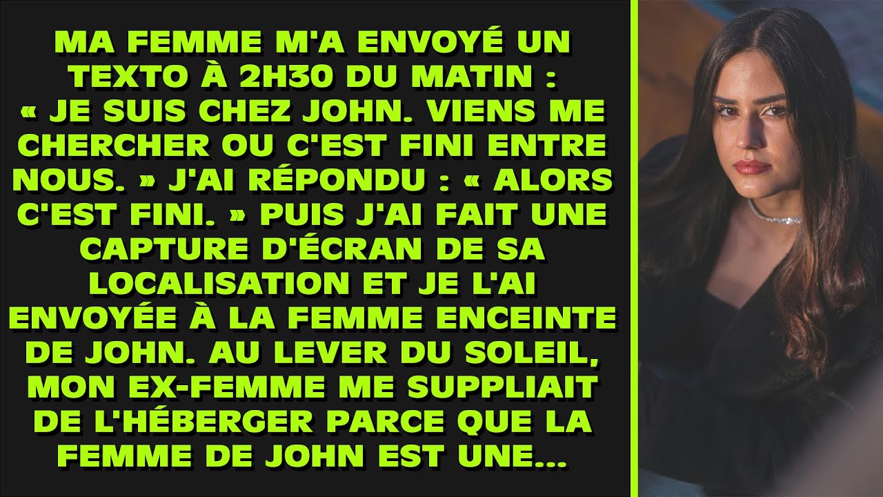 Ma femme infidèle s'est vantée « Je peux te remplacer en 24 heures ! » lors d'une dispute. J'ai répo