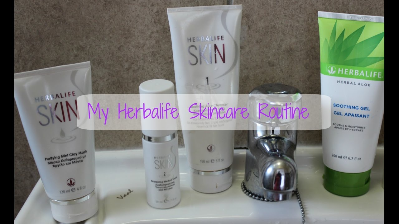 MY CURRENT SKIN CARE ROUTINE|| HERBALIFE SKIN **South African Youtuber**