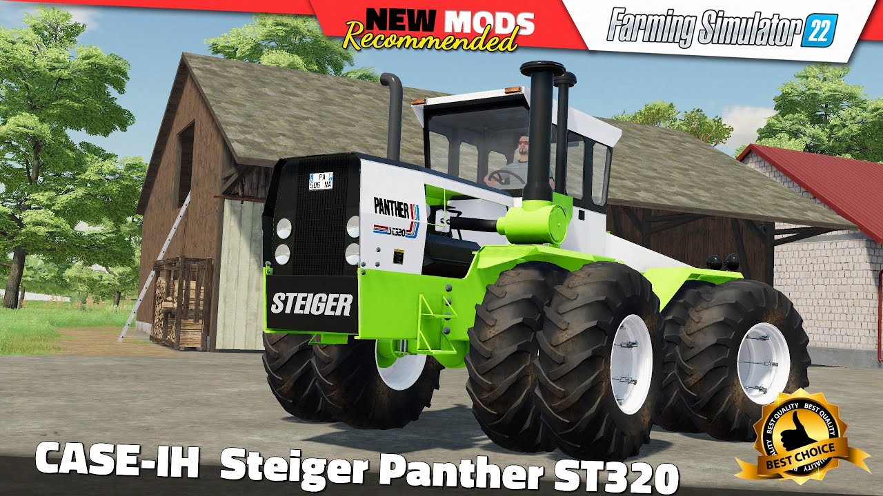 FS22 | Case-IH Steiger Panther ST320 - Farming Simulator 22 New Mods Review 2K60