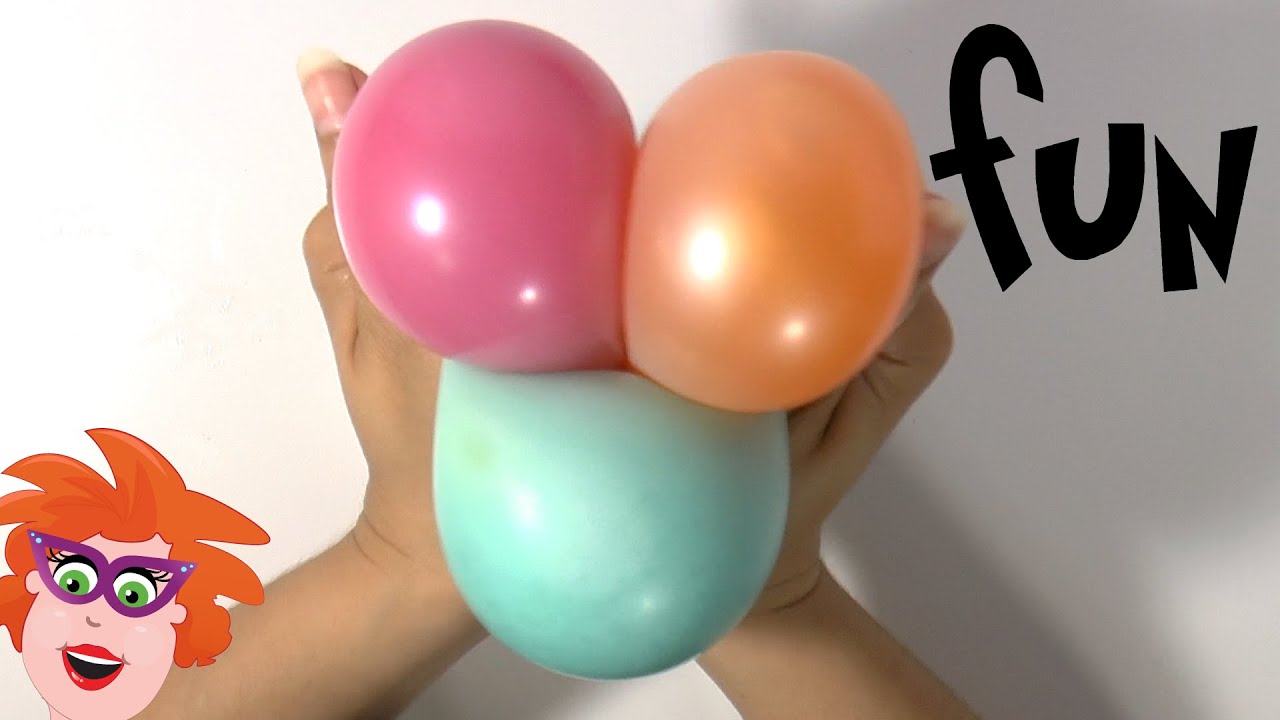 DIY - Zelf squishy Stressballen maken van ballon en douchegel of shampoo