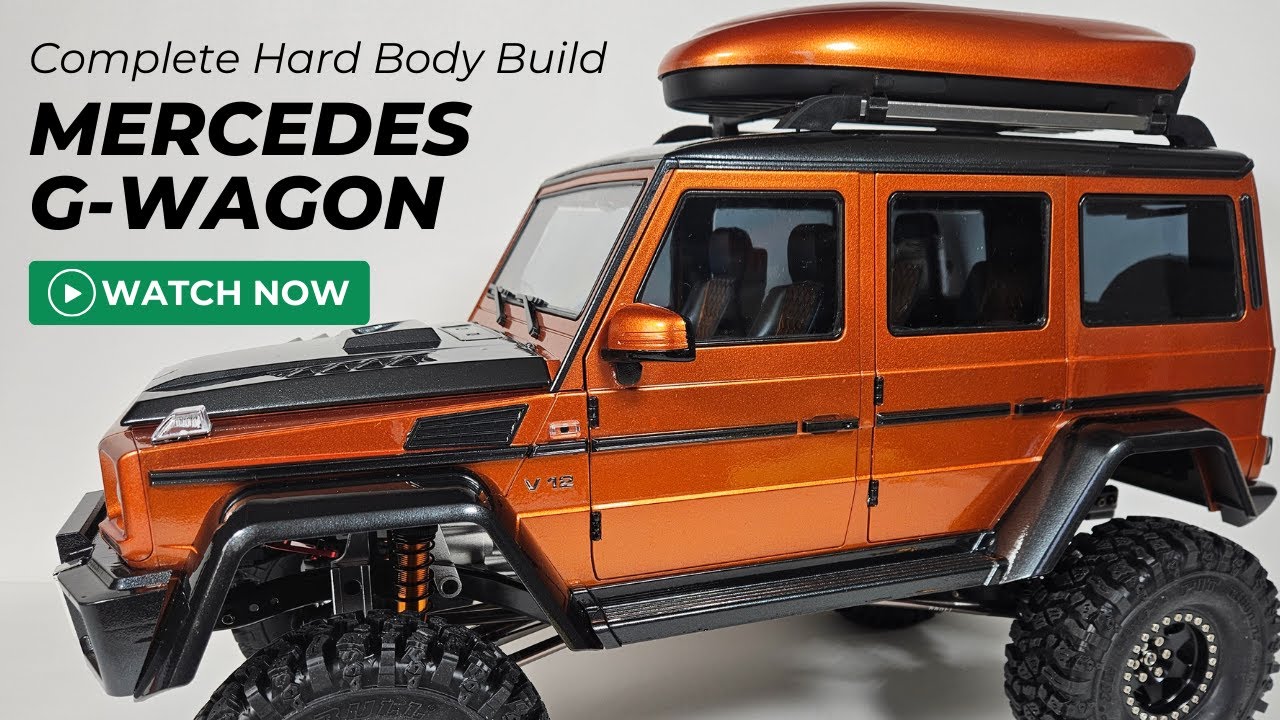 This Mercedes G-Wagon Is INSANE! Hard Body Full Build AMG #rccar  #g500 #g63 #rccrawler