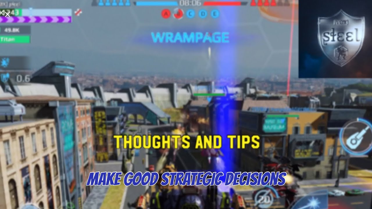 Make good strategic decisions with these Thoughts & Tips - War Robots mk2 Champion League Gameplay