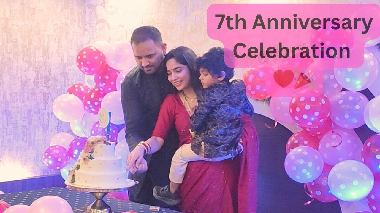 Shaadi Ke Baad Pehli Baar India Me Anniversary ❤️ | 7th Wedding Anniversary With Family |Vlog