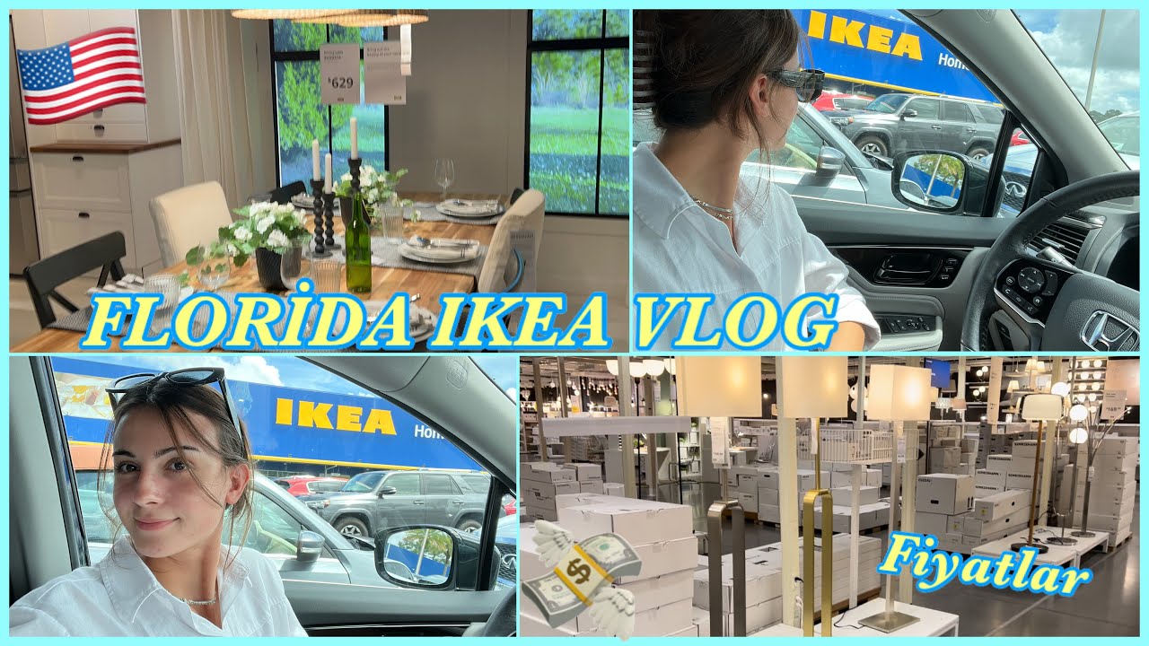 Amerika'da İlk Defa Türk Gördüm!🇹🇷🇺🇸AMERİKA IKEA FİYATLARI 💙💛