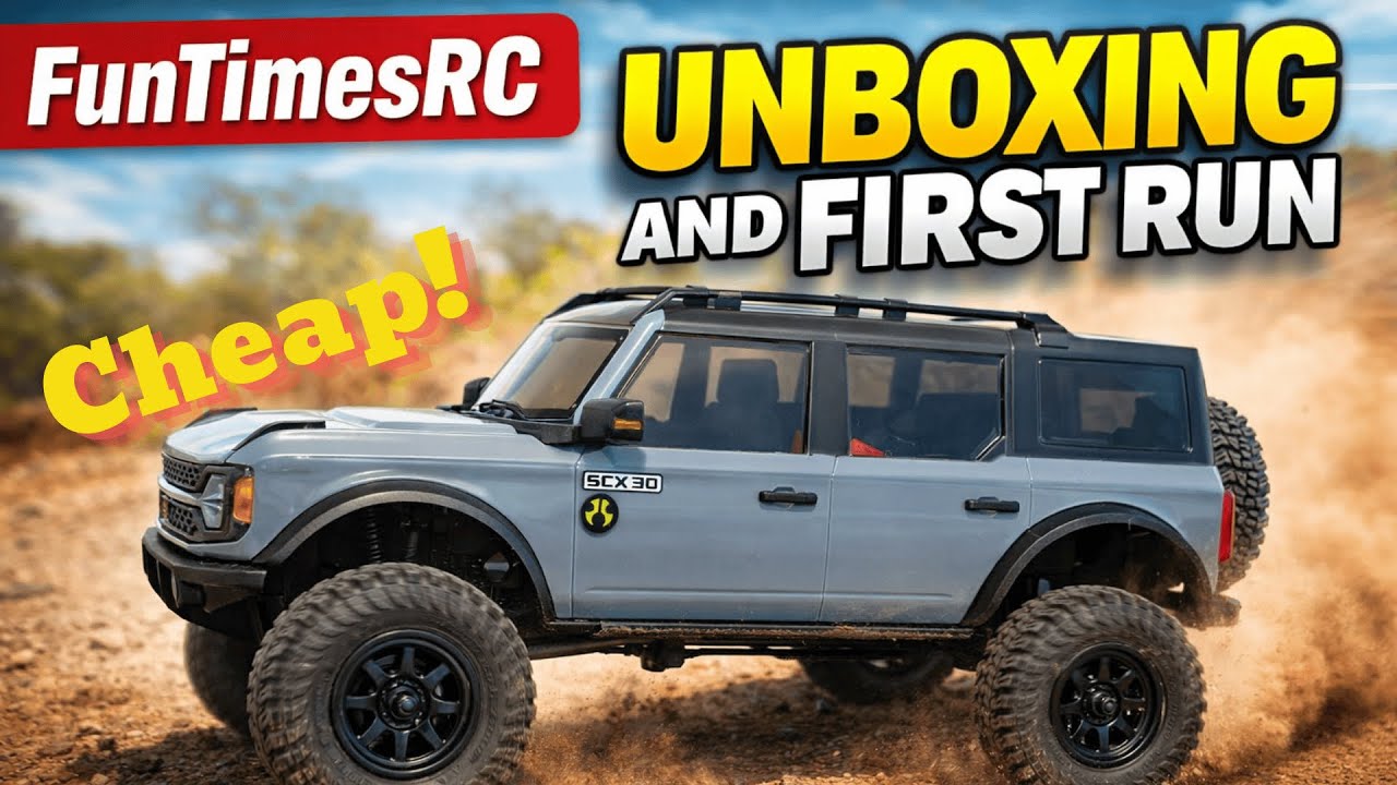 Best Mini RC - Axial SCX30 - Unboxing - First Run - Best Cheap Crawler
