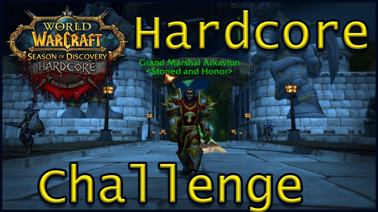 SoD HARDCORE - Death = Delete - Live on twitch and youtube - #wow