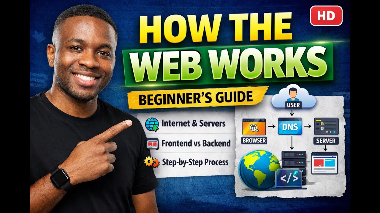 Day 1 (Part 1): Free 30-Days Full-Stack Web Development | How the Web Works for Beginners