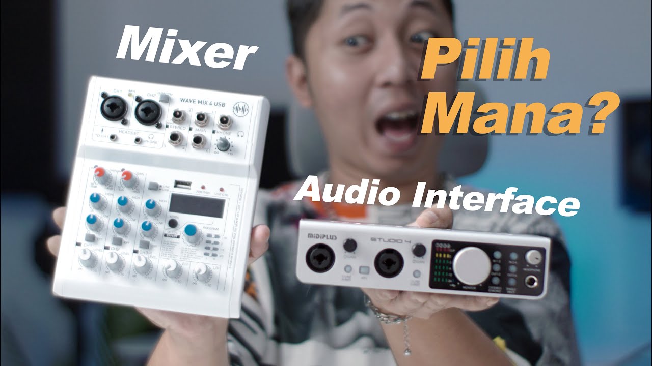 ALAT BUAT REKAMAN DAN NYAMBUNGIN MIC! | Perbedaan Mixer dan Soundcard
