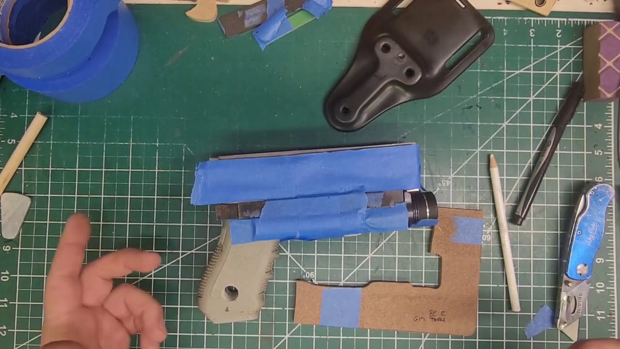 Glock 17 TLR1 on UBL Mid Drop and thigh strap