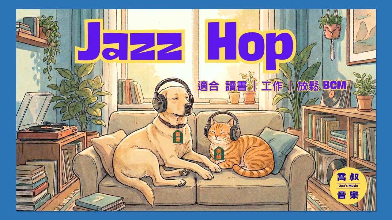 溫馨咖啡廳 | 適合 讀書，工作，放鬆 | 1 Hour Jazz Hop & Lofi Beats BGM