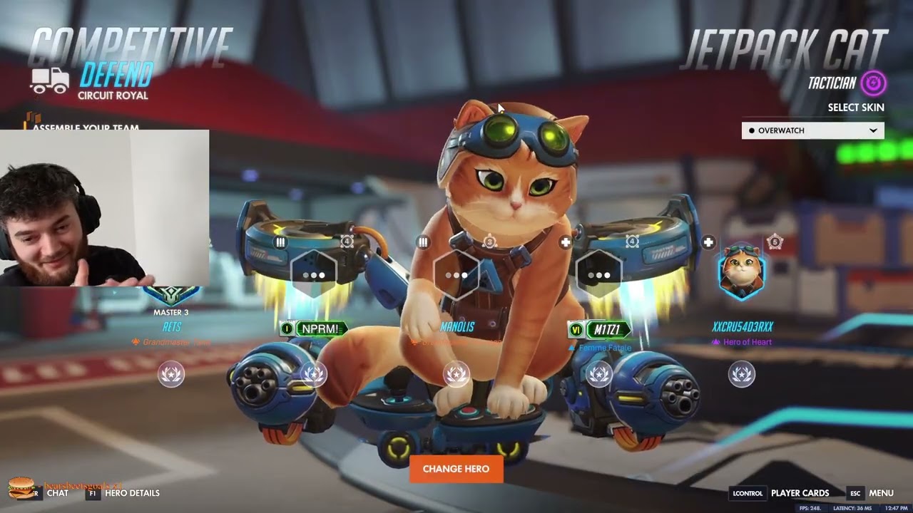Dafran is BACK and He's Playing a FLYING CAT | NEW HERO JETTPACK CAT GAMEPLAY