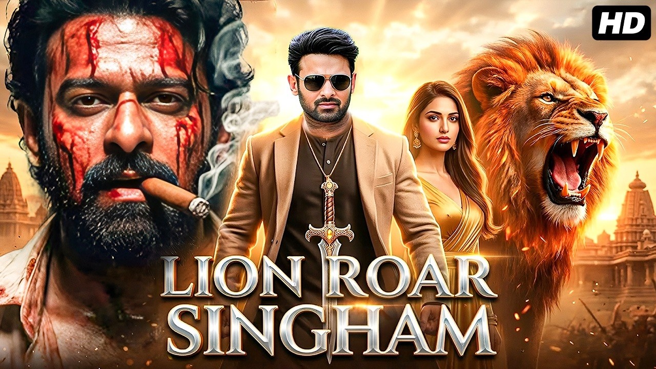 Lion Roar Singham | Prabhas | New South Action Blockbuster 2026 | Hindi Dubbed Full Movie HD