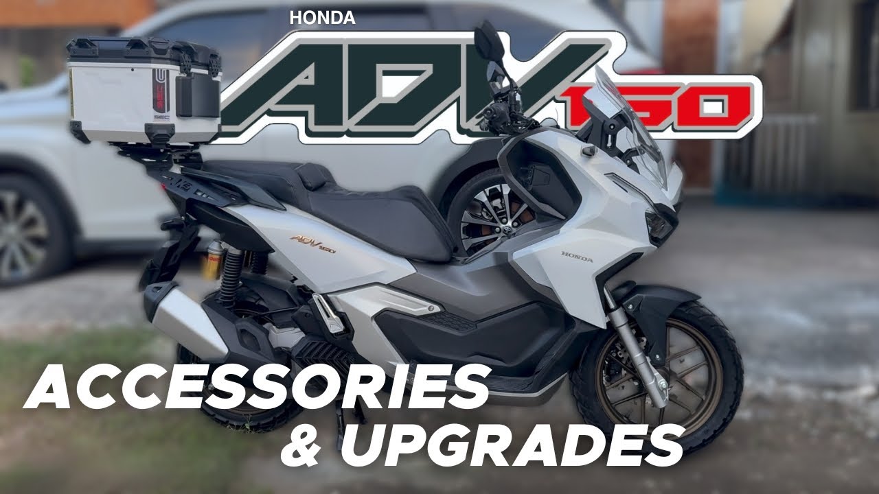 Honda ADV160 BEST Accessories & ESSENTIAL Upgrades!