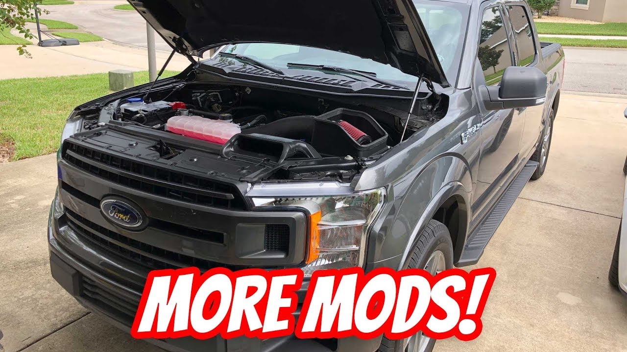 JLT Cold Air intake Install and First Drive on the 2018 F150 5.0L (15-18)