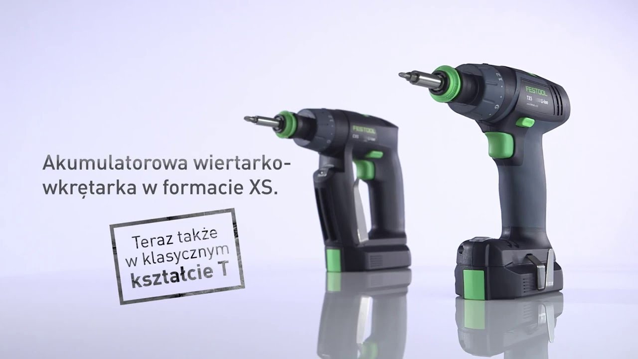 Festool Akumulatorowa wiertarko wkrętarka w formacie XS Festool CXS + TXS