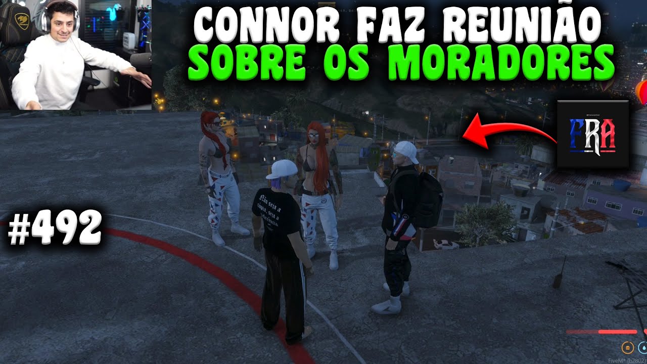 CONNOR FAZ REUNIÃO COM A GERÊNCIA SOBRE OS MORADORES DA FAVELA! EP 492