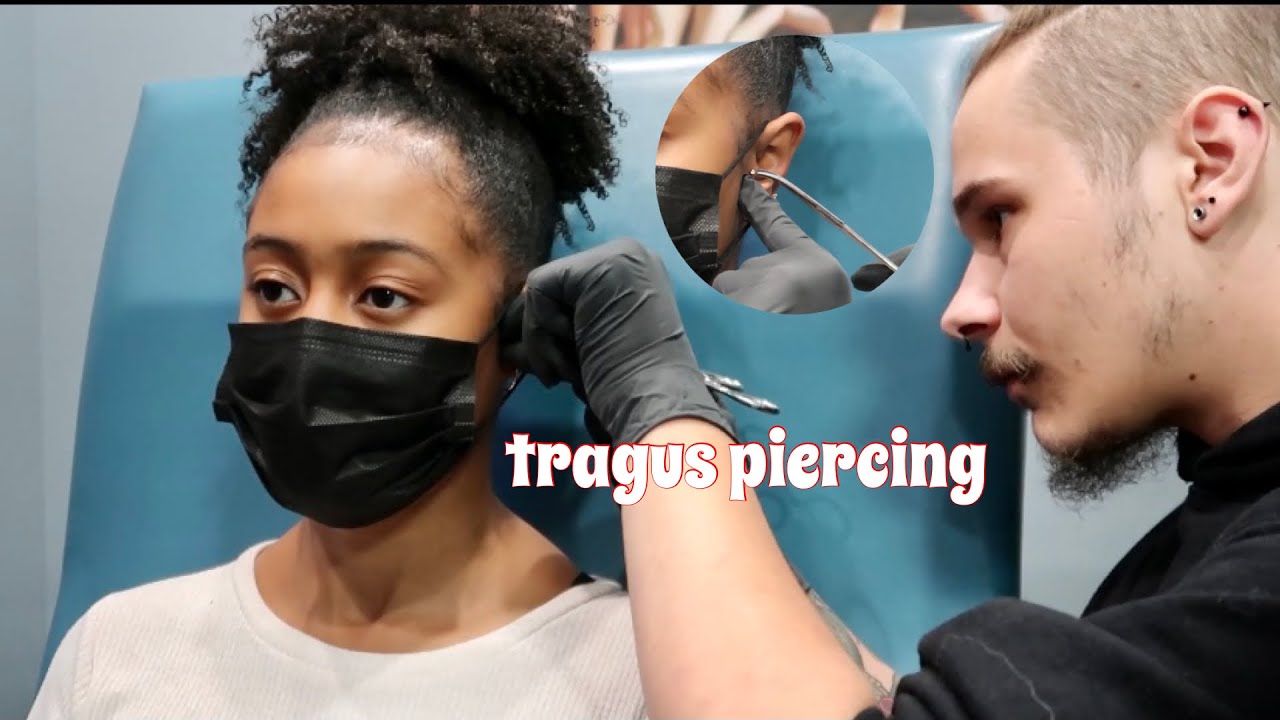 getting my tragus pierced | Liv Alene