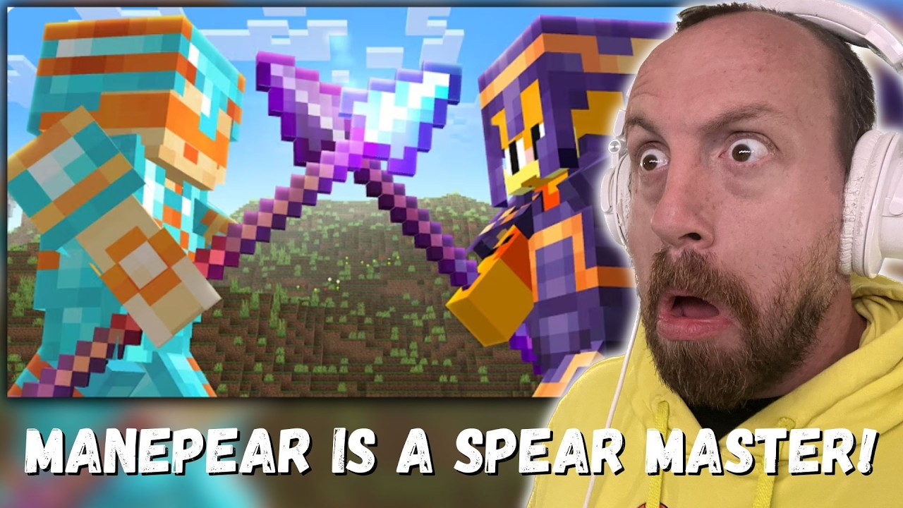 MANEPEAR IS A SPEAR MASTER! ManePear Spear Master VS Spear Pro (REACTION!!!)