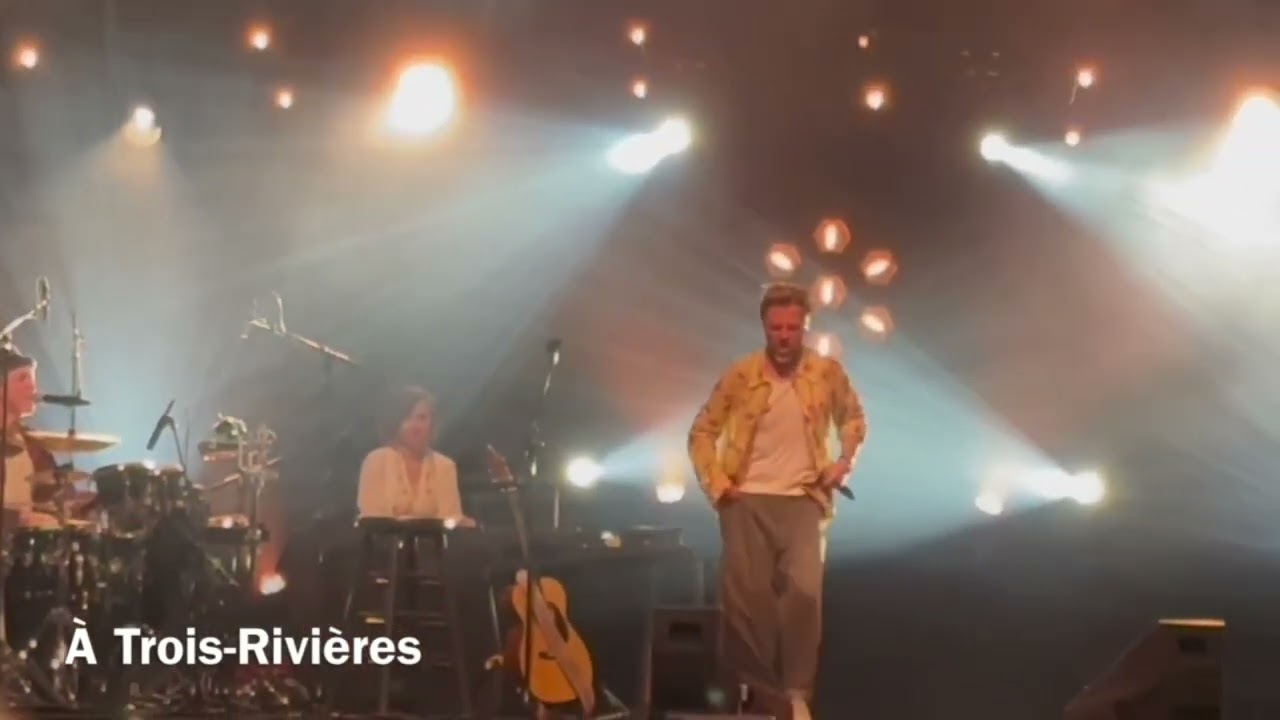 Le 2 juin 2024, en spectacle à l’amphithéâtre de Trois-Rivières, Christophe Maé ~~❤️❤️~~