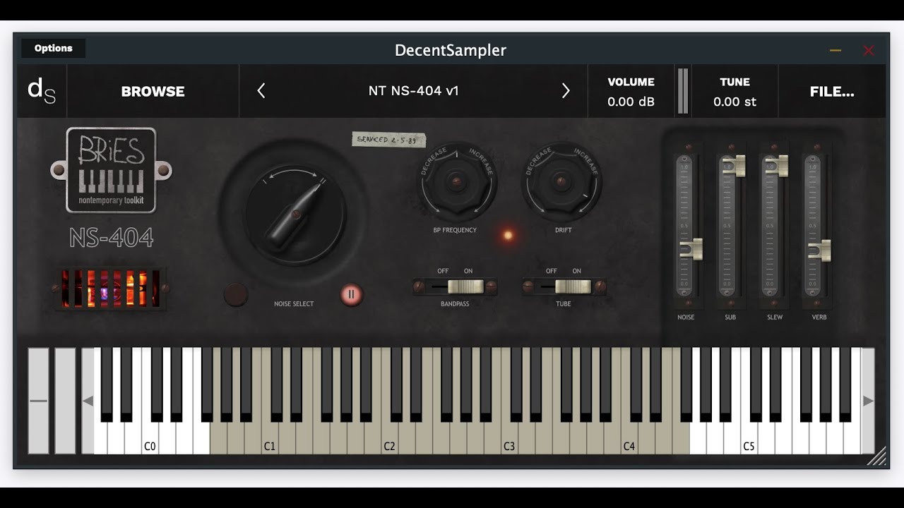 Nontemporary Toolbox NS-404 / intro and demo (Decent Sampler/plugin) / SUMMER SALE discounted price