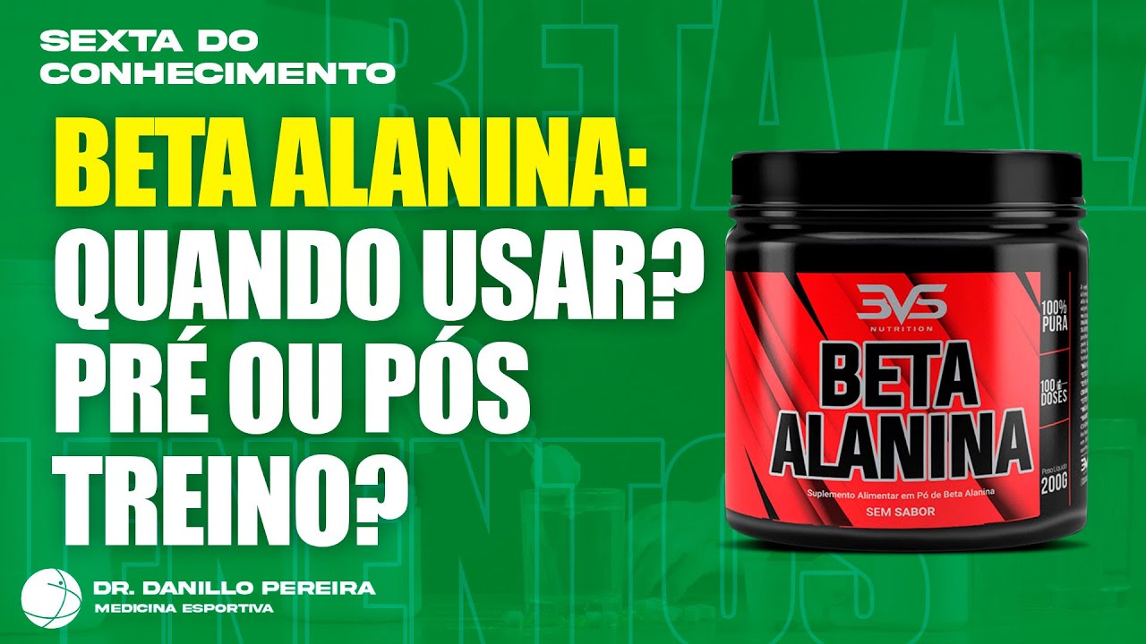 BETA ALANINA: Como tomar, Pré Treino ou Pós, Coceira...