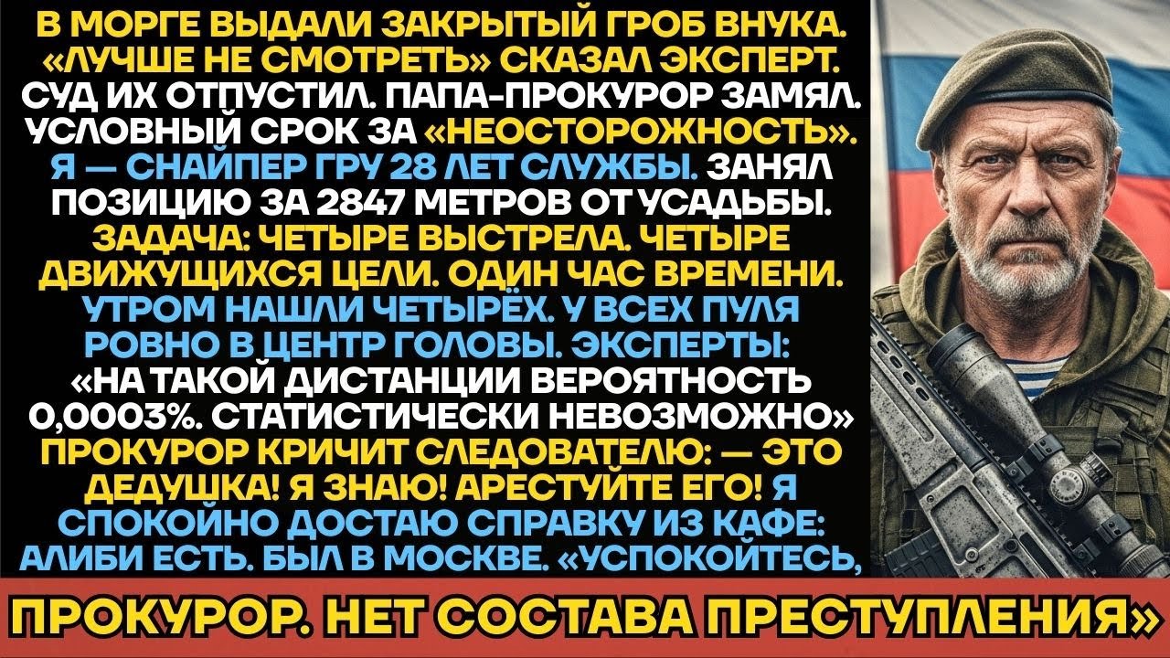 Снайпер ГРУ Отомстил За Внука С 2847 Метров. Суд Оправдал: «Это Невозможно Для Человека».