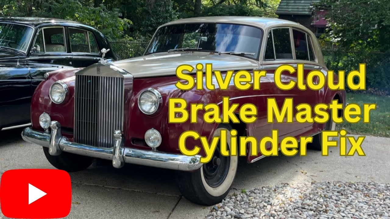 Rolls Royce Silver Cloud Master Cylinder Repair With Old Style Seal Retainer￼
