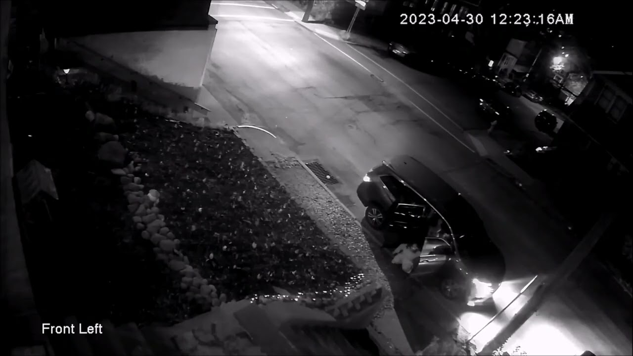 CCTV - Woman Urinating In Street In Front Of My House