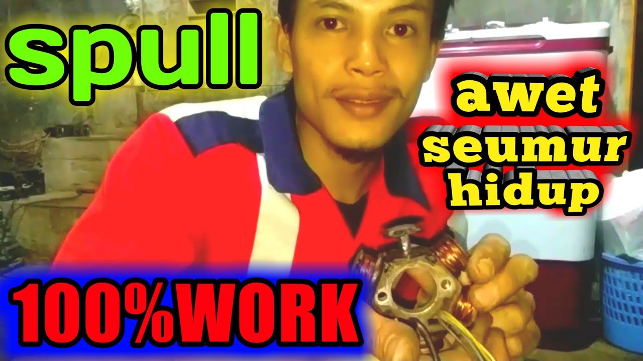 SPUL PENGAPIAN MOTOR !!!cor dengan lem!!! 100%WORK. awet seumur hidup @ cara melilit menggulung spul
