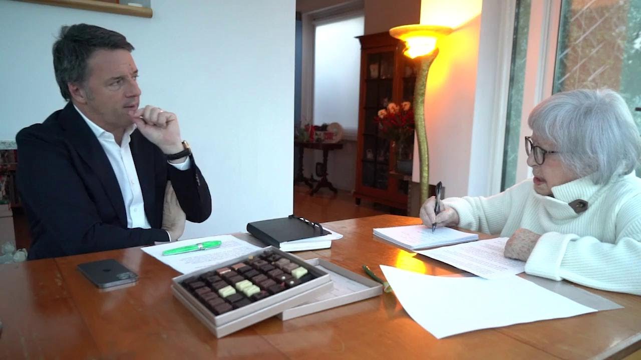 Matteo Renzi a casa Aspesi: 