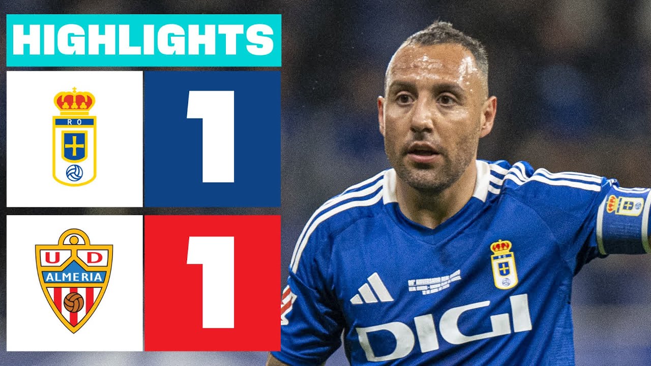REAL OVIEDO 1 - 1 UD ALMERÍA I RESUMEN LALIGA HYPERMOTION